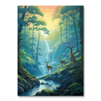 Deer by the Fall