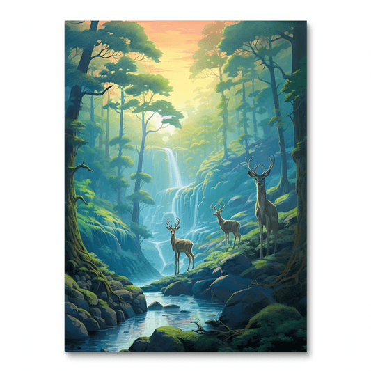 Deer by the Fall