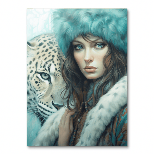 Woman & Leopard