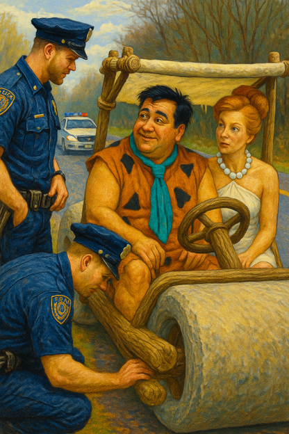 Flintstone's Road Trouble