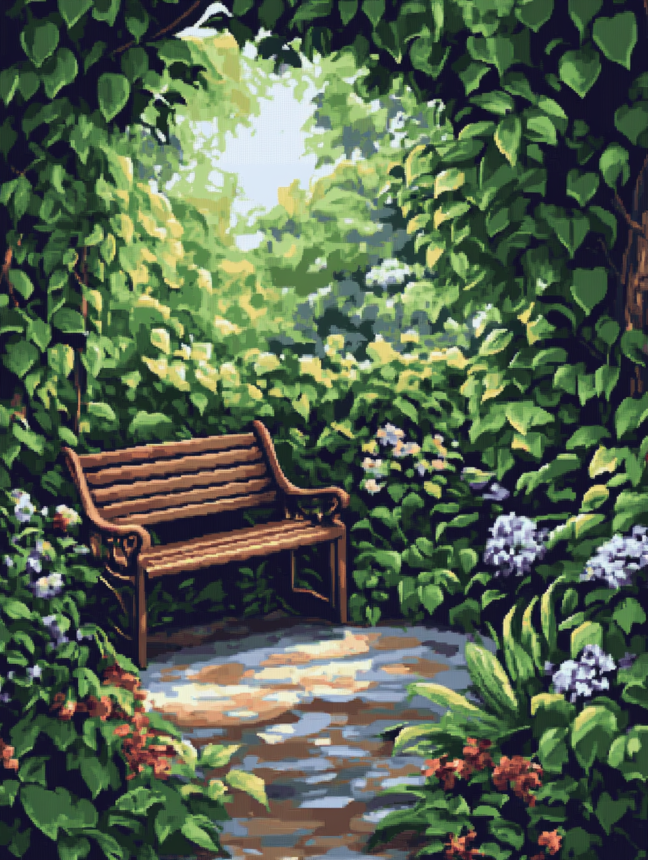 Garden Bench Retreat