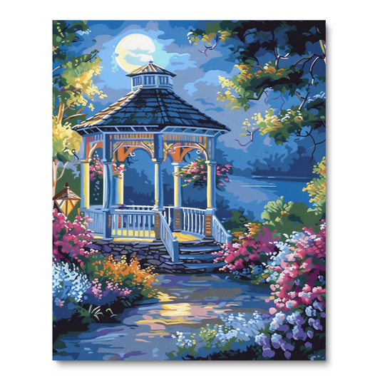 Gazebo Under the Moon
