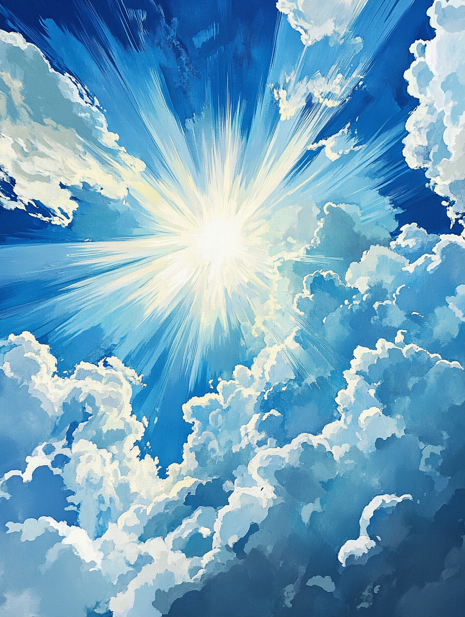 Glorious Sunbeam Sky