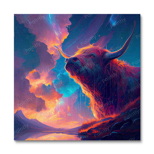 Majestic Highland Cow III