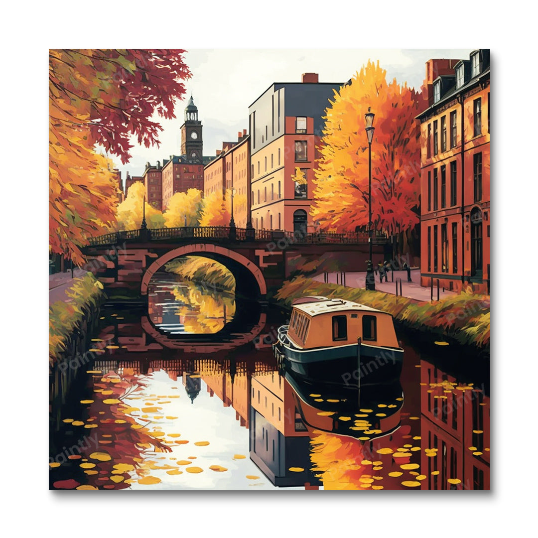 Glasgow Canal in Fall II