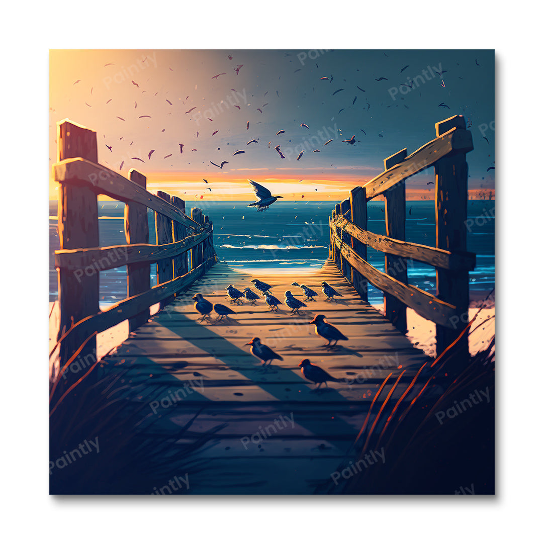 Sunset Boardwalk I