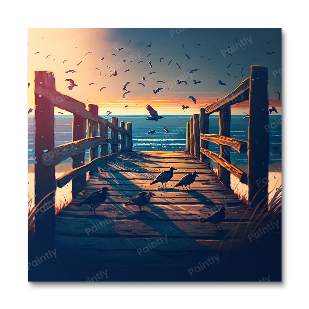 Sunset Boardwalk IV