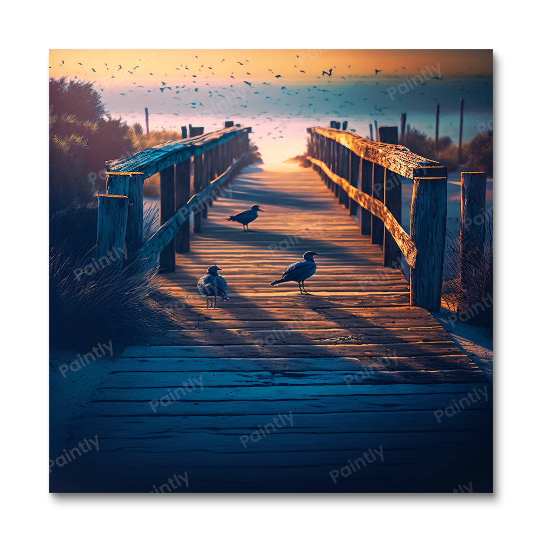 Sunset Boardwalk VI
