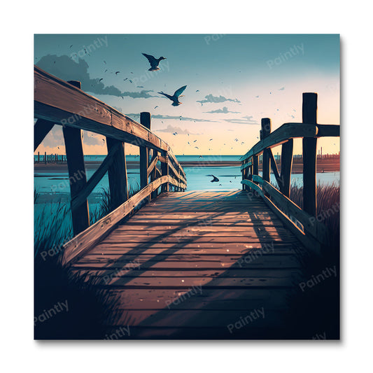 Sunset Boardwalk VII