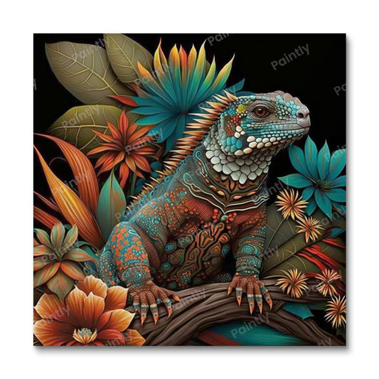 Aboriginal Art Lizard II