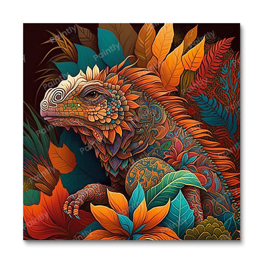 Aboriginal Art Lizard III