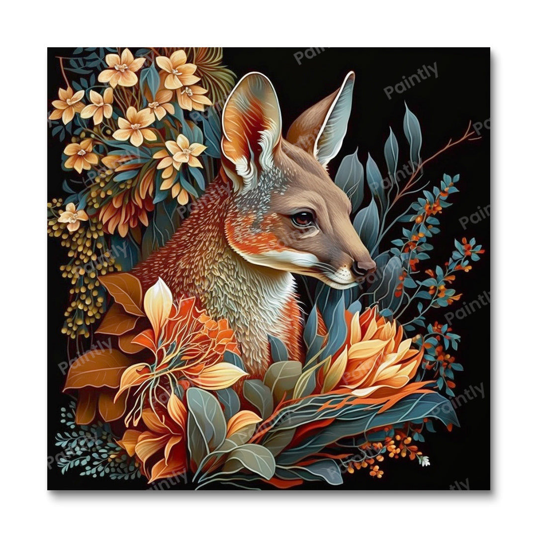 Floral Kangaroo I