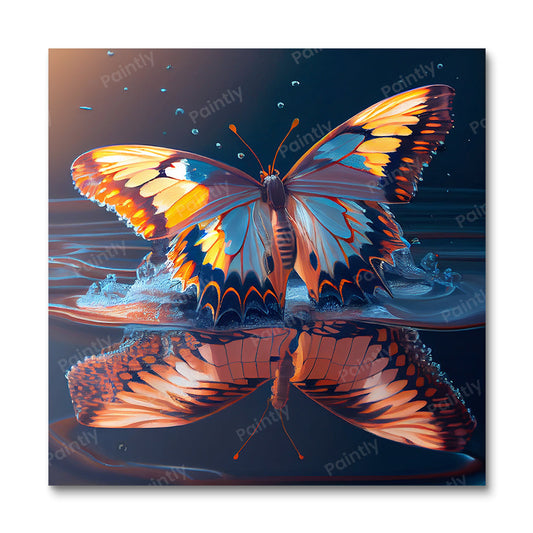 Butterfly Reflection I