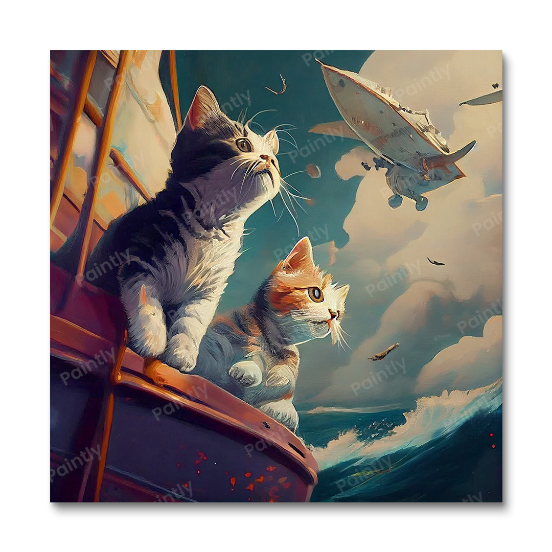 Dramatic Kittens II by Sage Patel