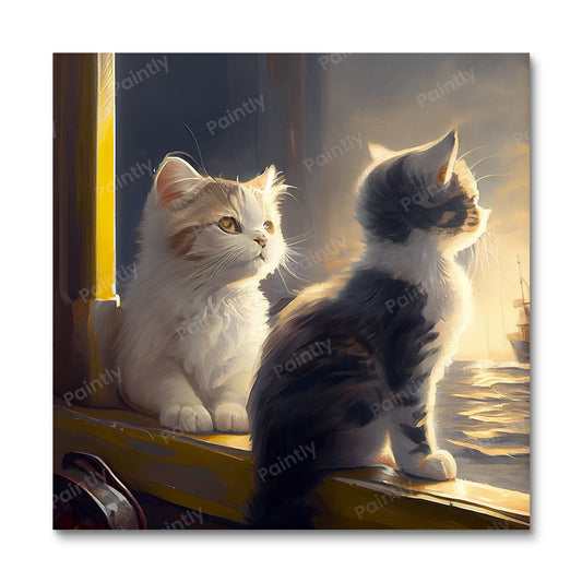 Dramatic Kittens I by Sage Patel