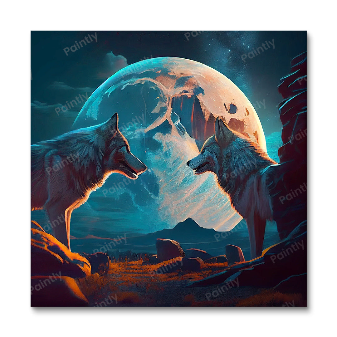 Wolves in the Moonlight I