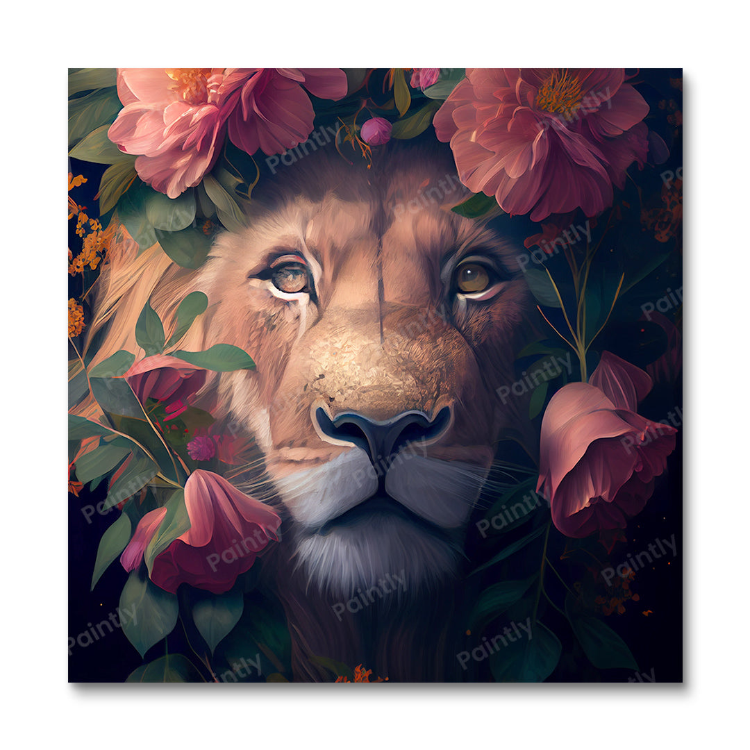 Floral Lion I by Kian