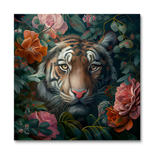 Floral Tiger I by Kian