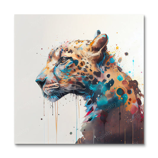 Paint Splash Cheetah by Avery