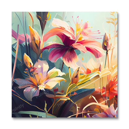 Vibrant Flowers I