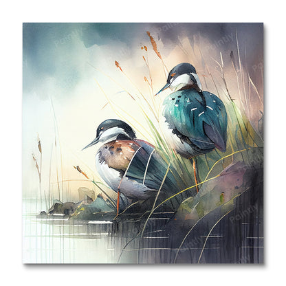 Birds by the River I