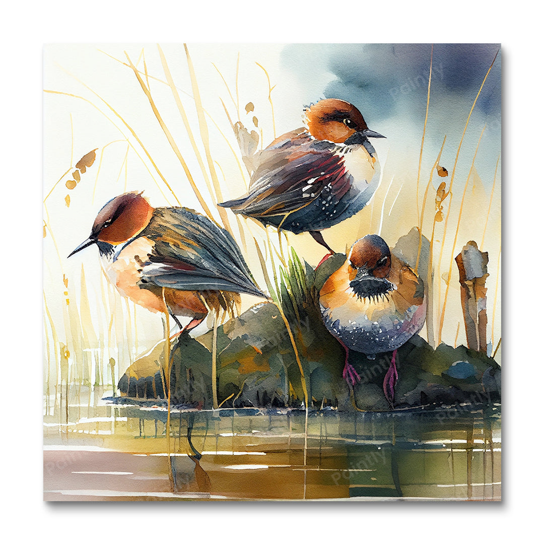 Birds by the River II