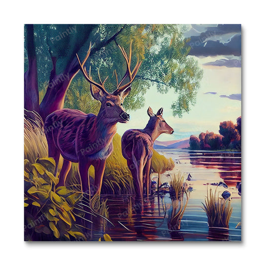 Deer by the River III
