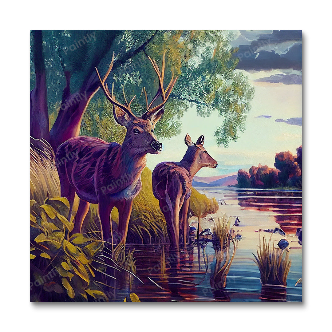 Deer by the River III