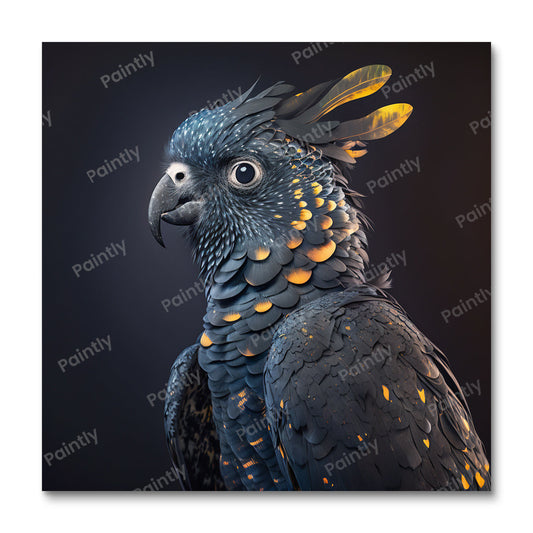 Matte Black Cockatoo III