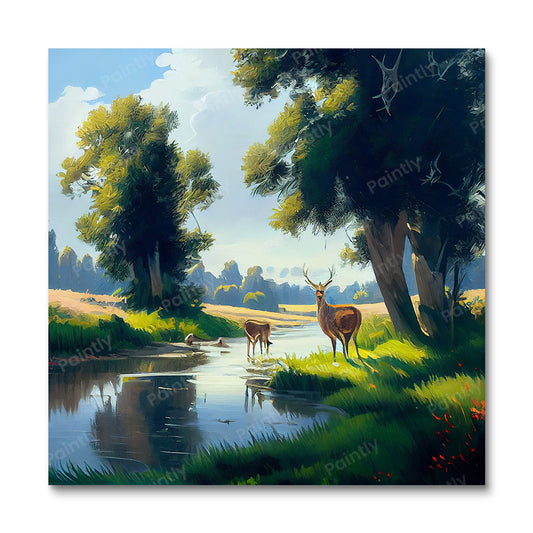 Deer by the River II