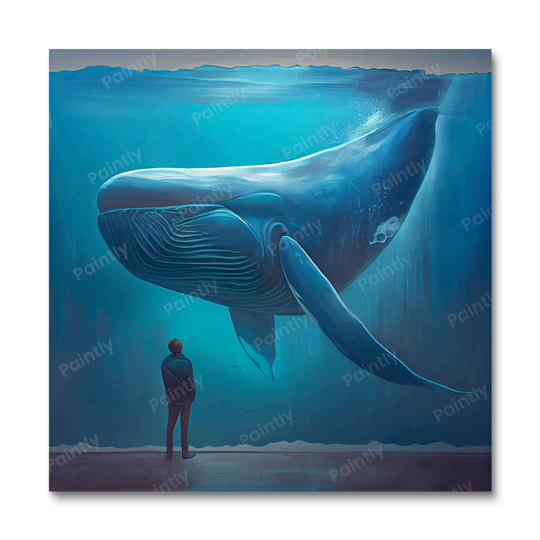 Majestic Blue Whale I