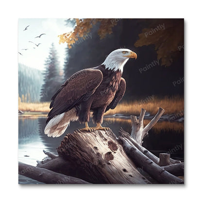 The Lone Sentinel Eagle