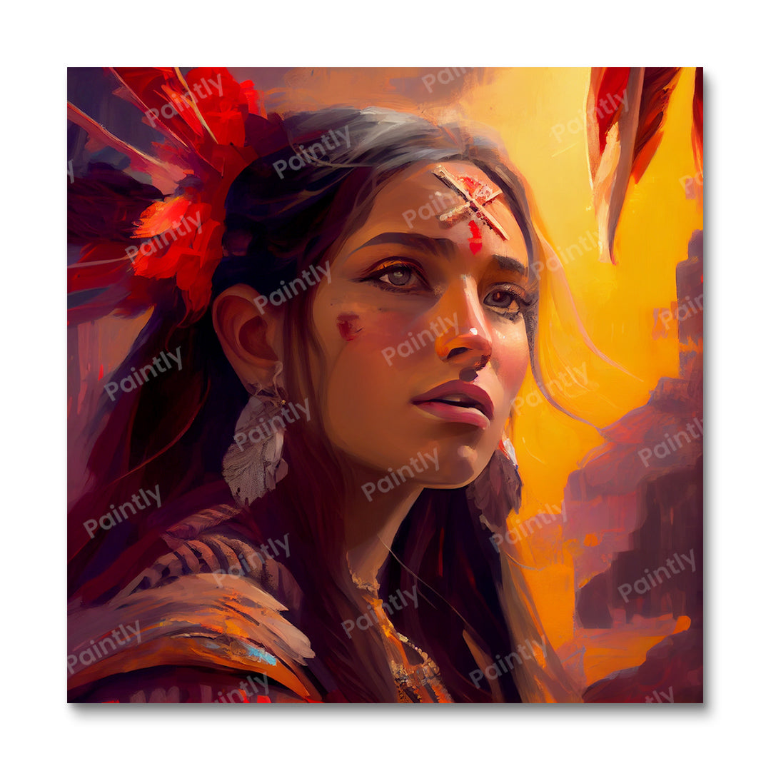 Red Indian Beauty III
