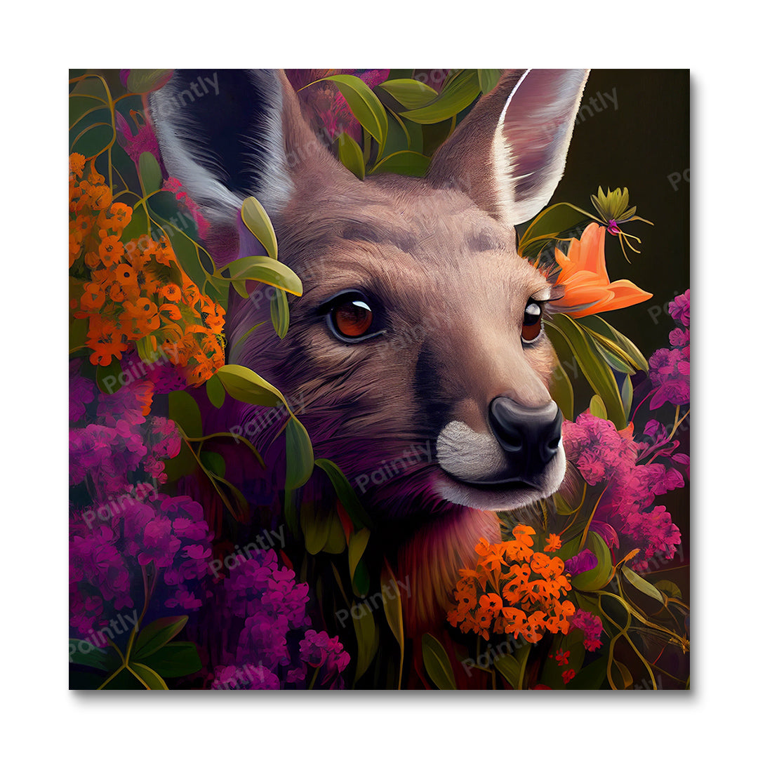 Floral Kangaroo II by Kian