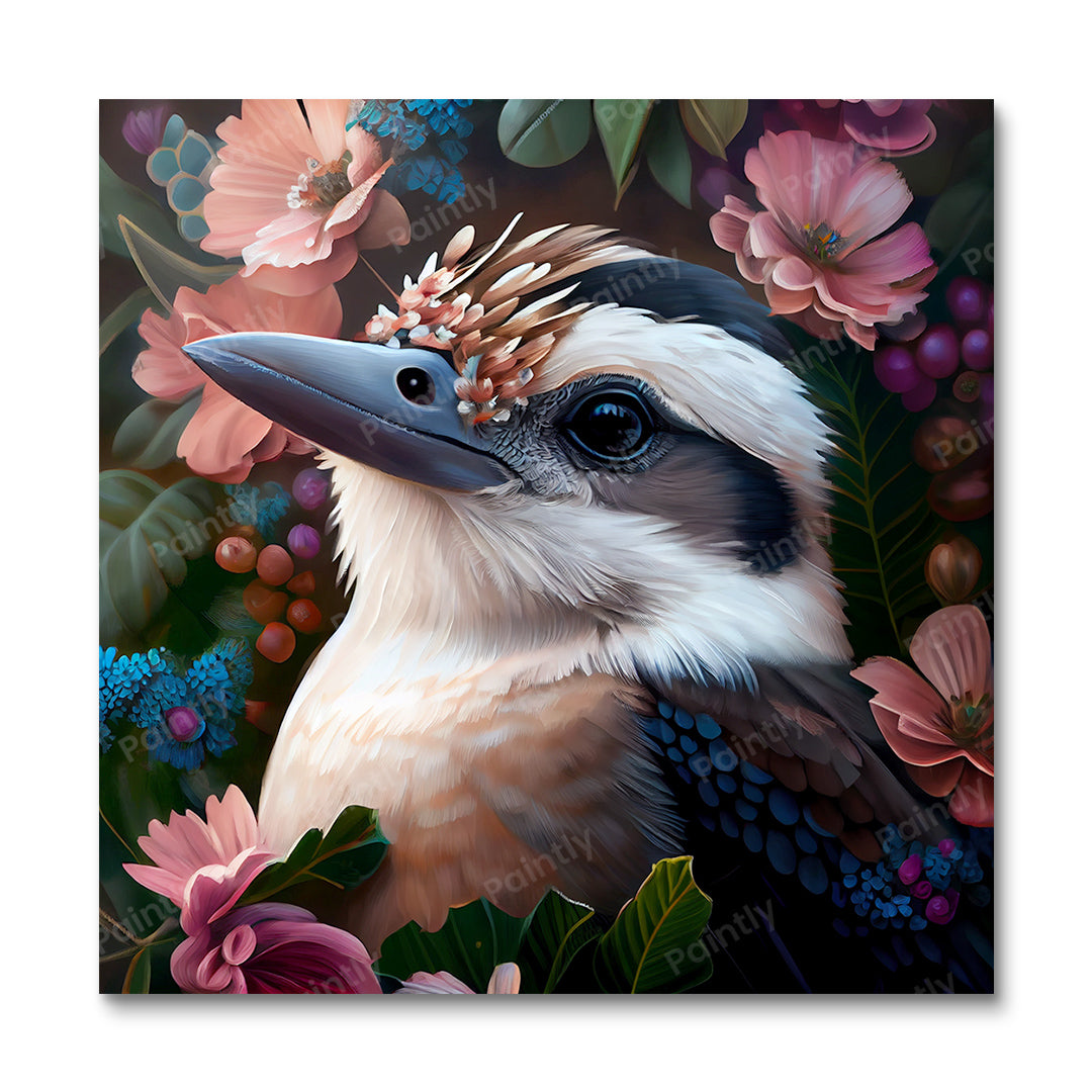 Floral Kookaburra II by Kian