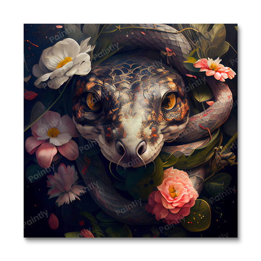 Floral Snake I by Kian