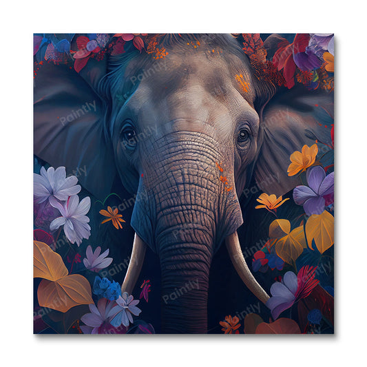 Floral Elephant II by Kian