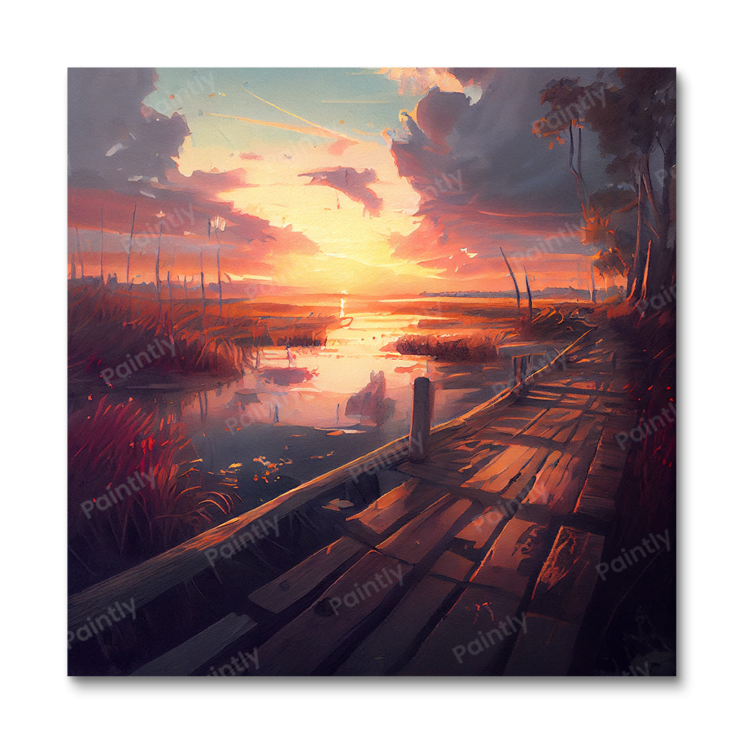 Dramatic Lake Boardwalk II