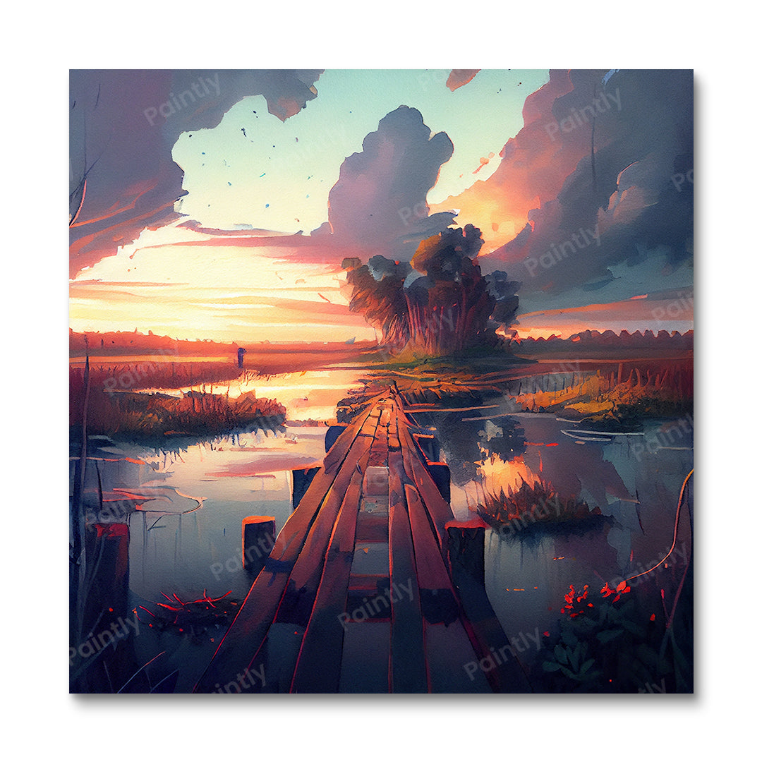 Dramatic Lake Boardwalk V