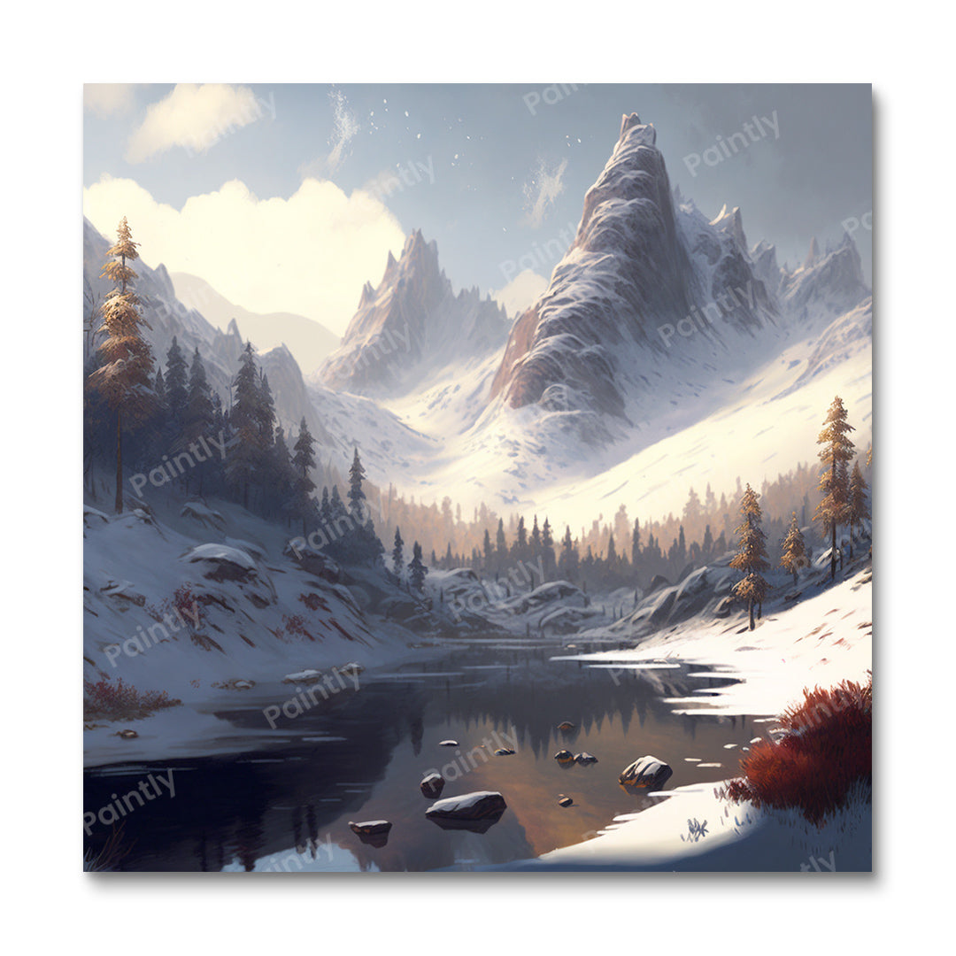 Tranquil Iced Landscape