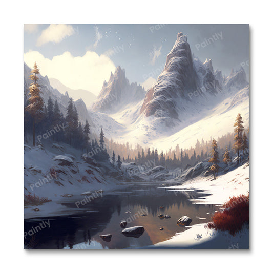 Tranquil Iced Landscape