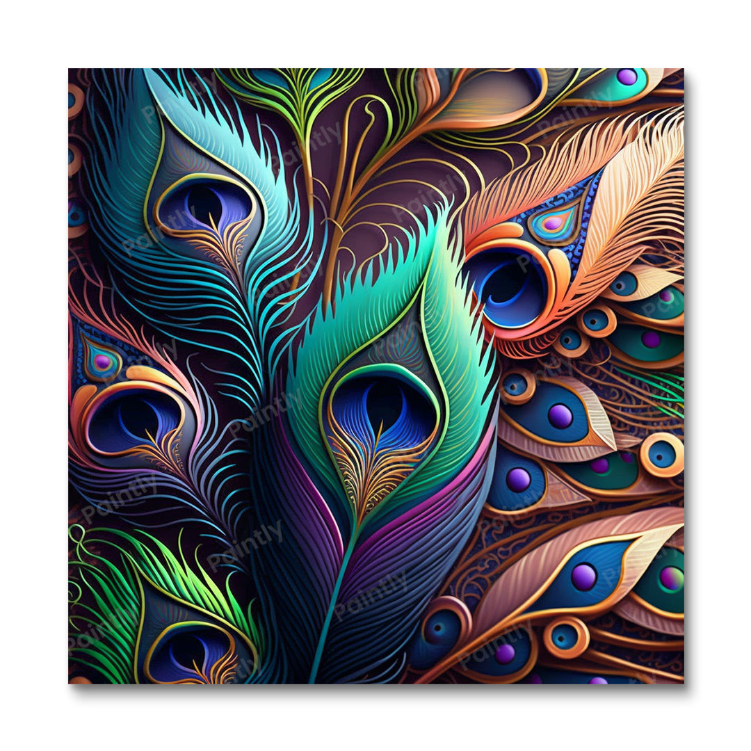 Peacock Feathers IV