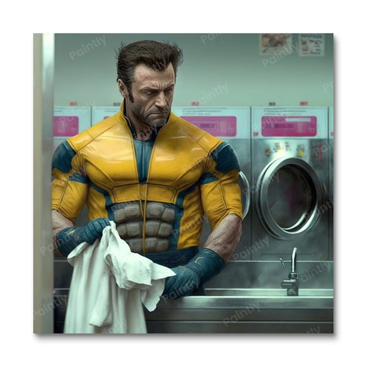 Wolverine at the Laundromat