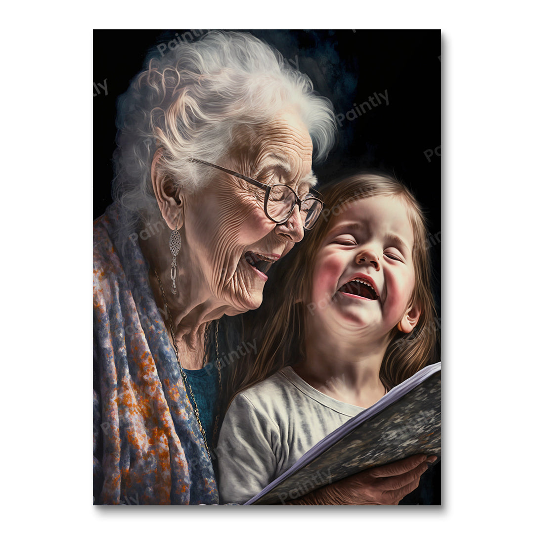 Grandma and Grand Daughter Singing