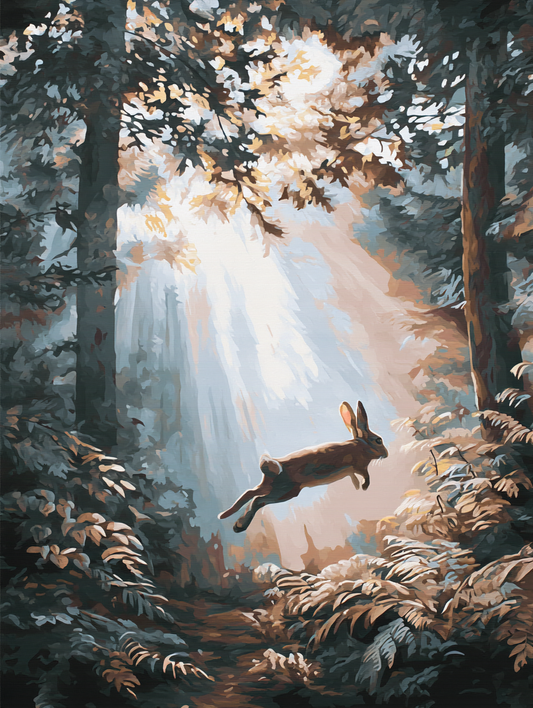 Leaping Rabbit Forest Sunlight