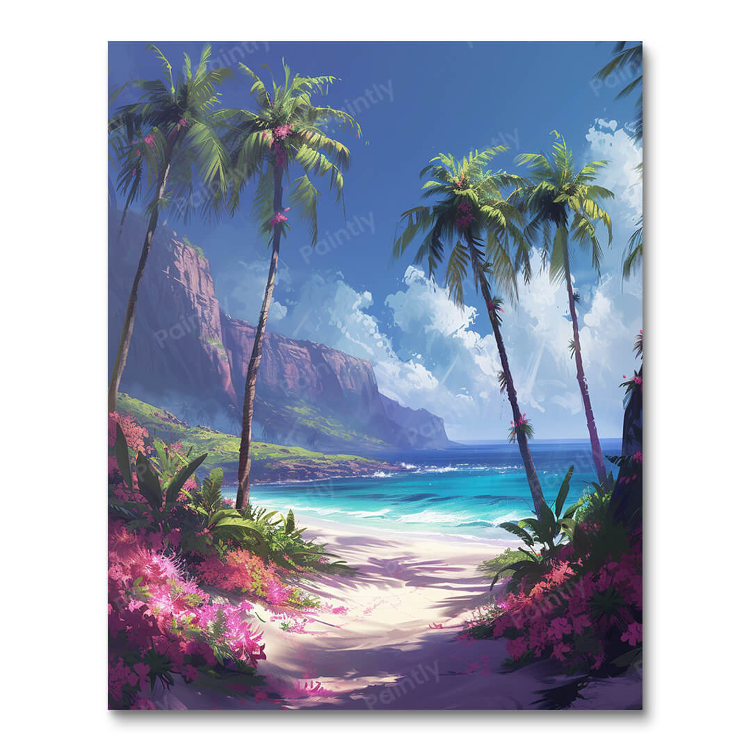 Lush Beachscape