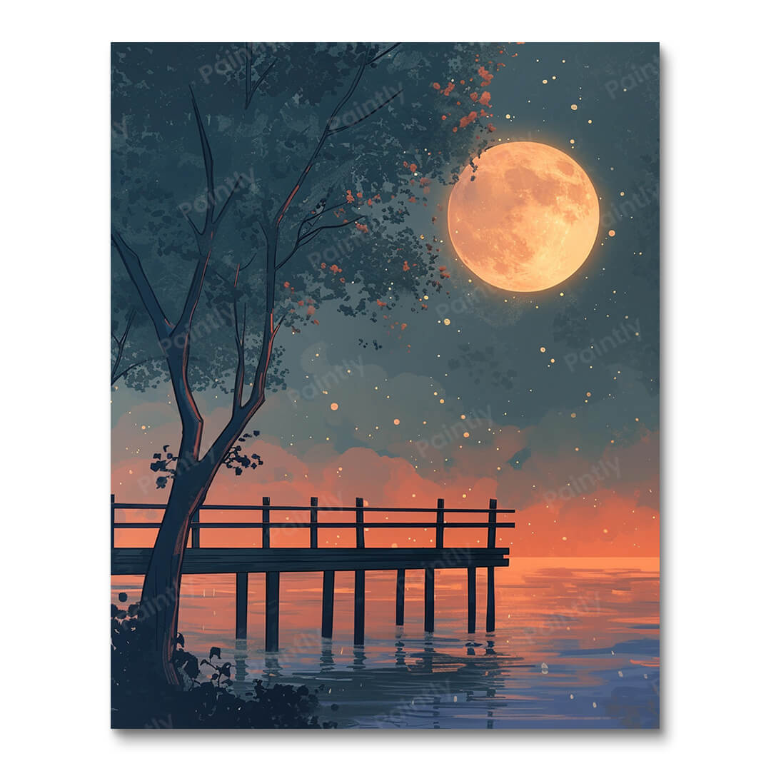 Moonlit Pier Ambience