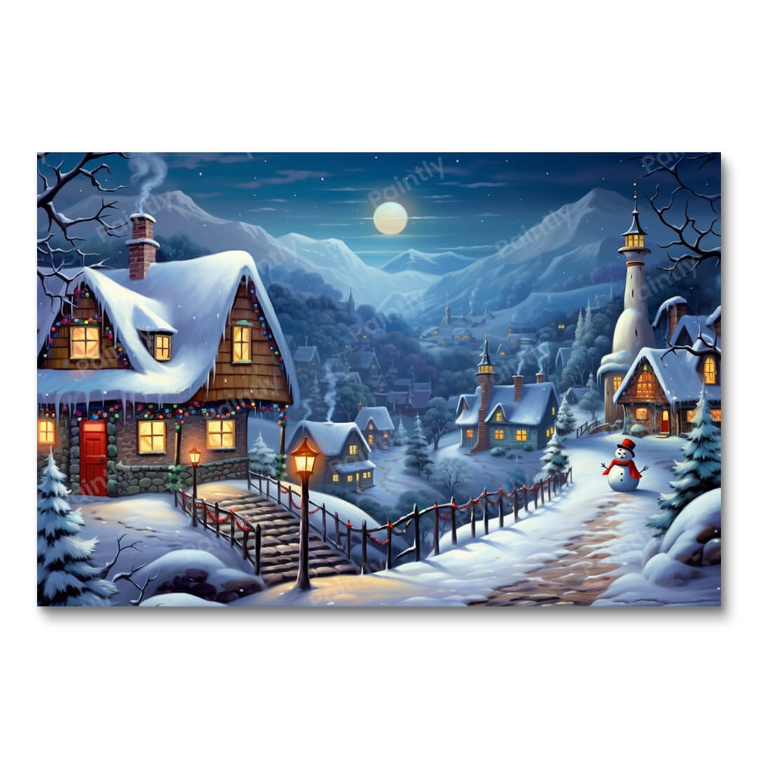 Moonlit Village