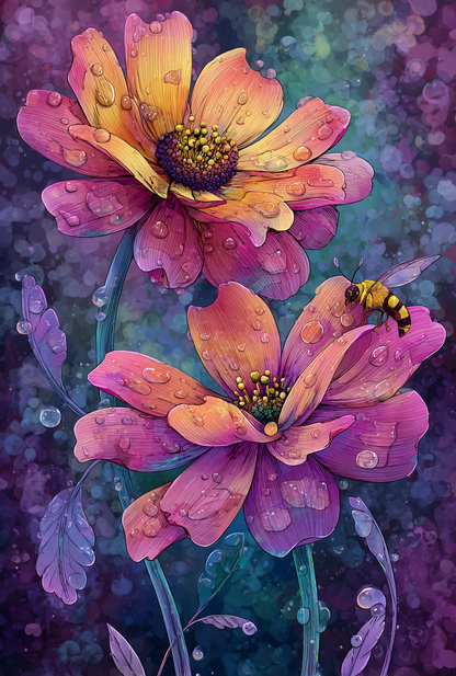 Morning Dew Blossoms