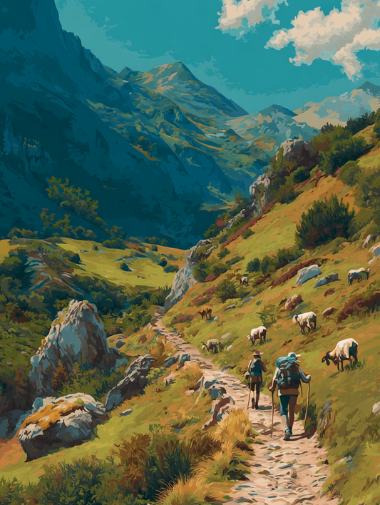 Mountain Hikers Scenic Path